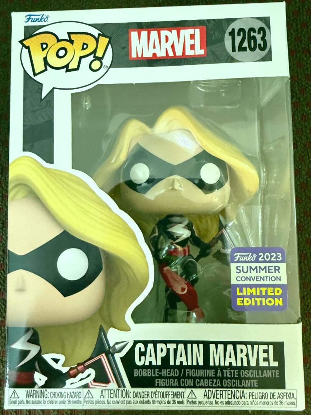 Captain Marvel 1263 2023 SDCC Summer Convention Vaulted Fear Itself LE